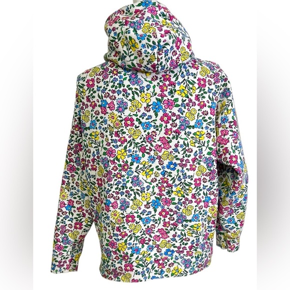 Teddy Fresh Hoodie Floral All over Pattern Small NWOT SIZE S OVERSIZED M/L//XL - Picture 4 of 7